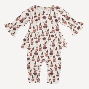 Kate Quinn Gnome Long Bell Sleeve Ballerina Jumpsuit